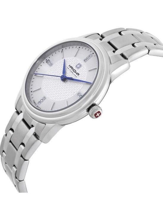 NWT Hanowa Emilia Quartz Crystal Silver Dial Ladies Watch